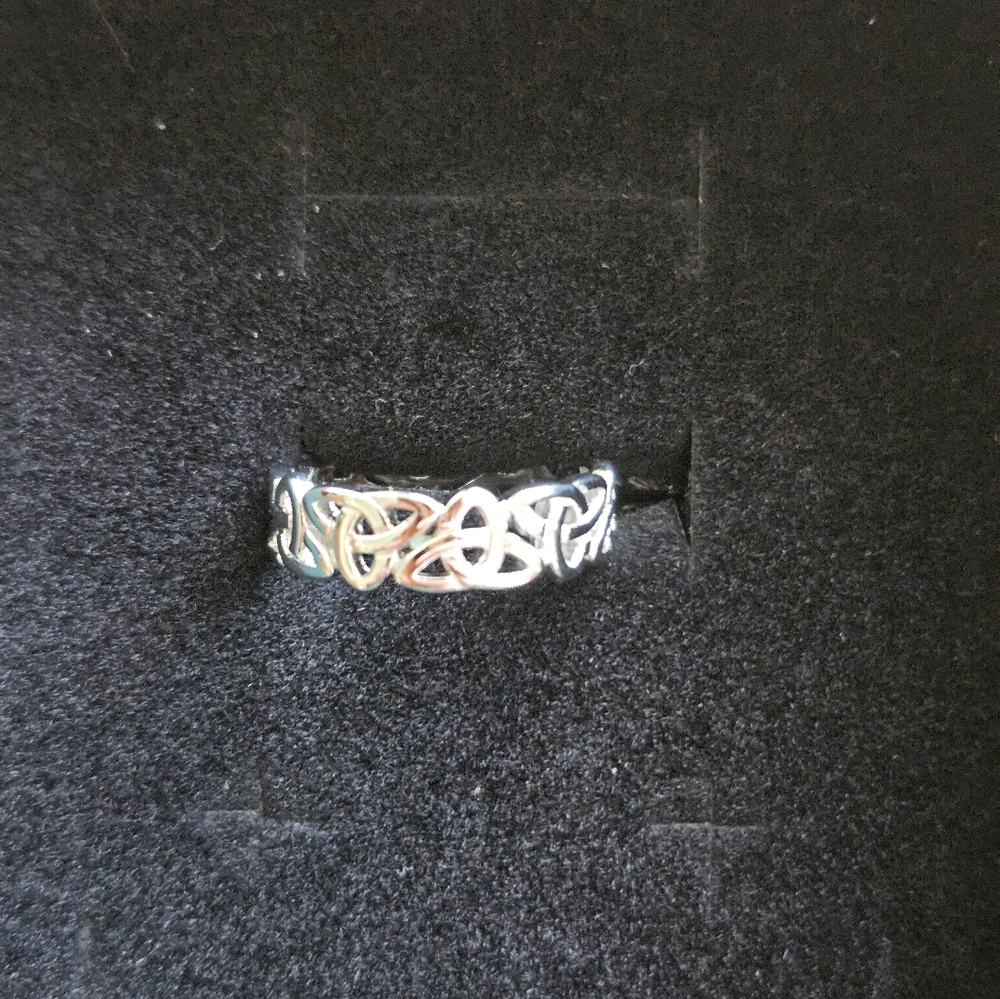 Sterling Silver Trinity Knot Ring - image 3